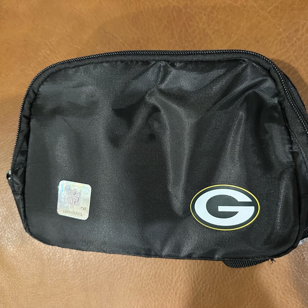 Black Greenbay Packers fannypack